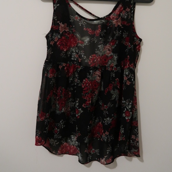 floral print tank top - Picture 3 of 3
